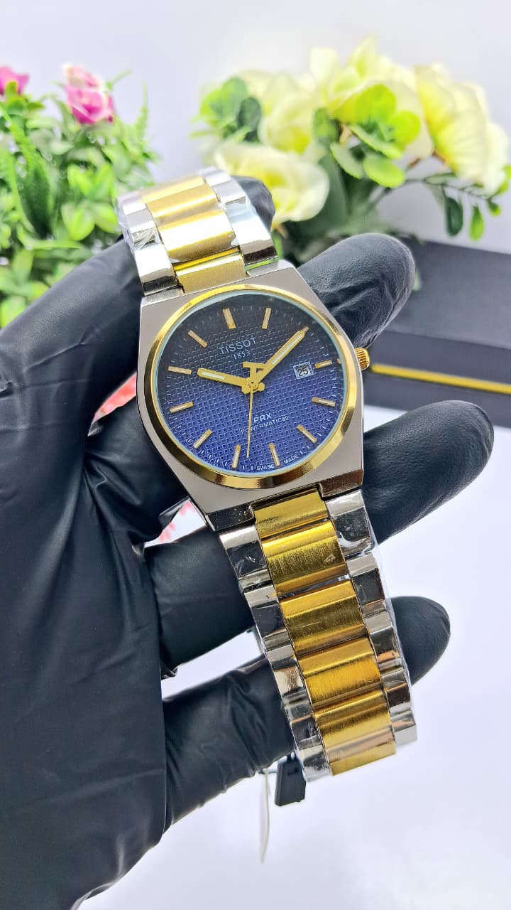 β Tissot PRX Powermatic 80 (Two-Tone Blue Dial Edition)