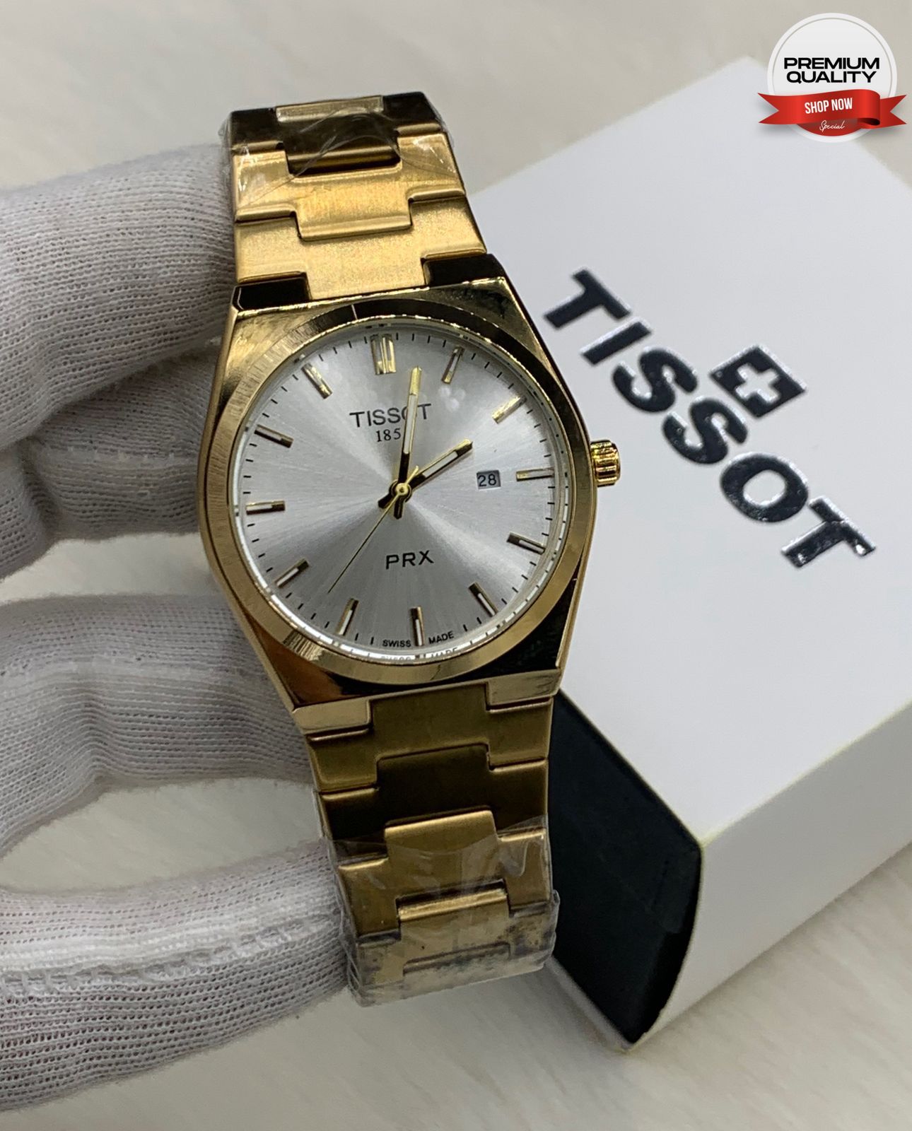 Tissot PRX Quartz (Gold Edition)