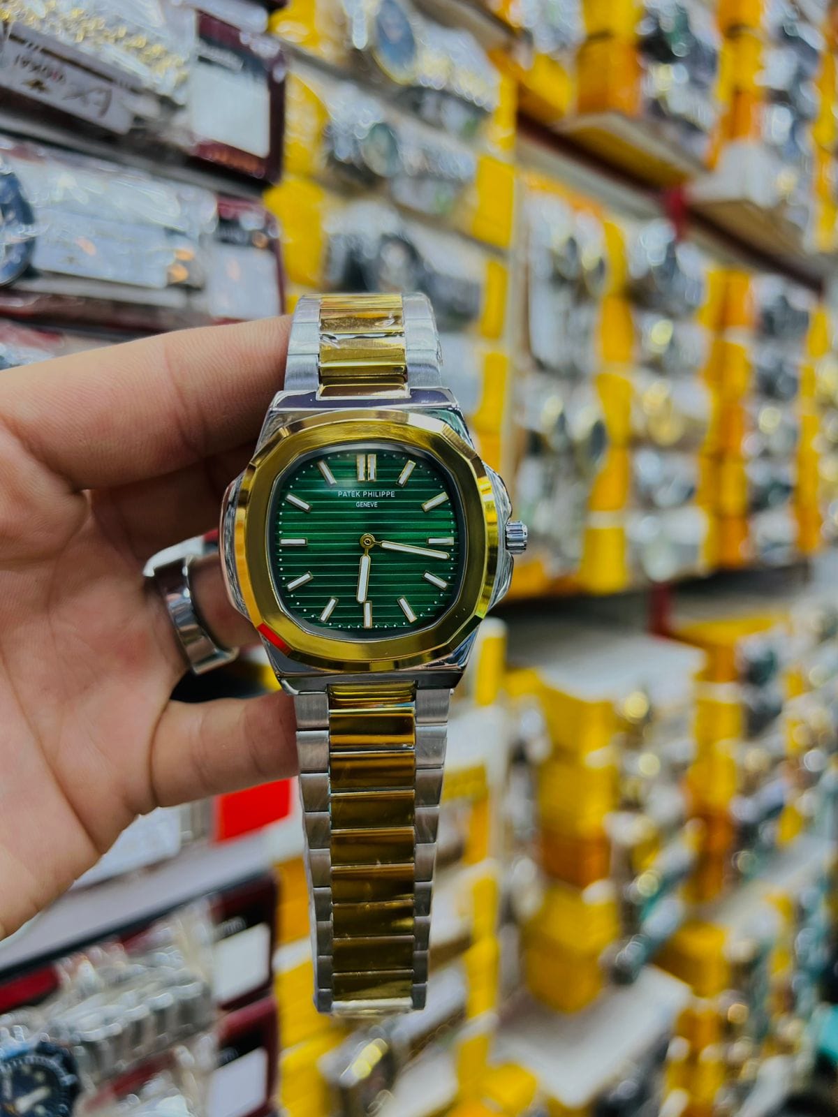The Emerald Horizon: Patek Philippe Nautilus (Two-Tone Green Edition)