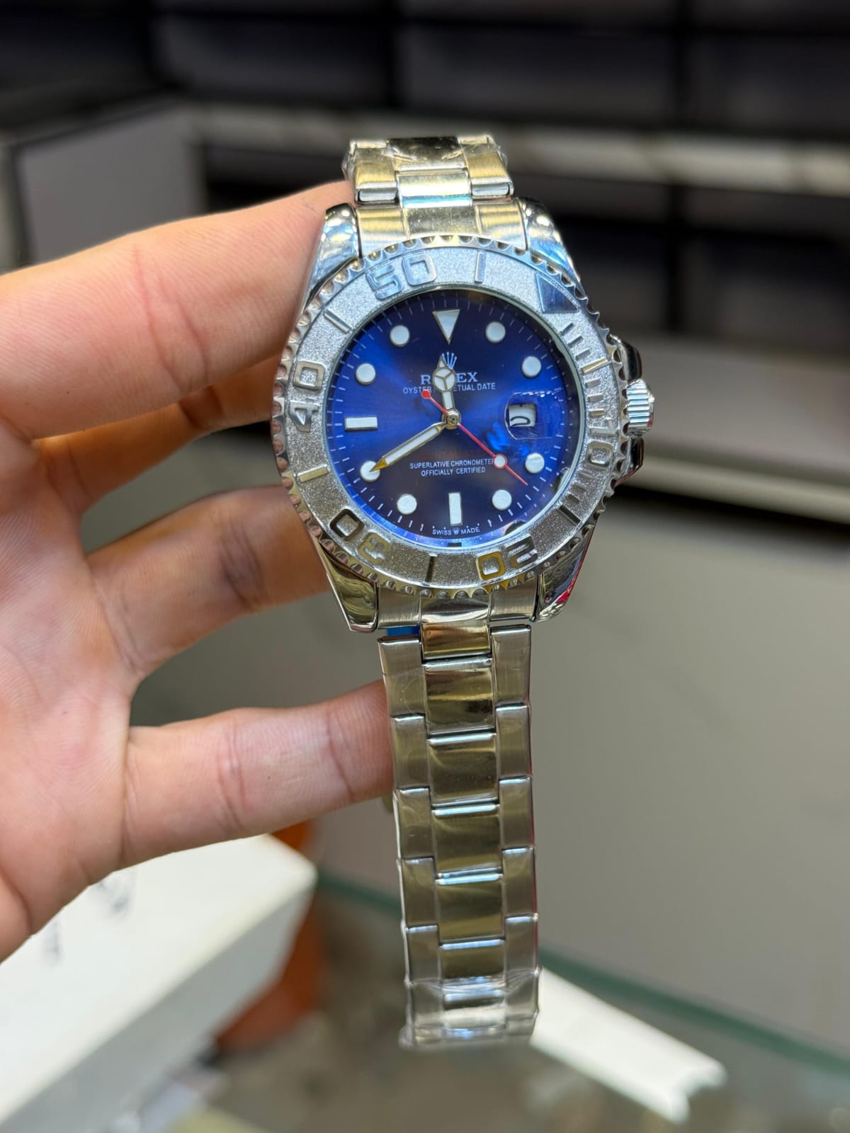 Rolex Yacht-Master Steel Silver Bezel EDDITION