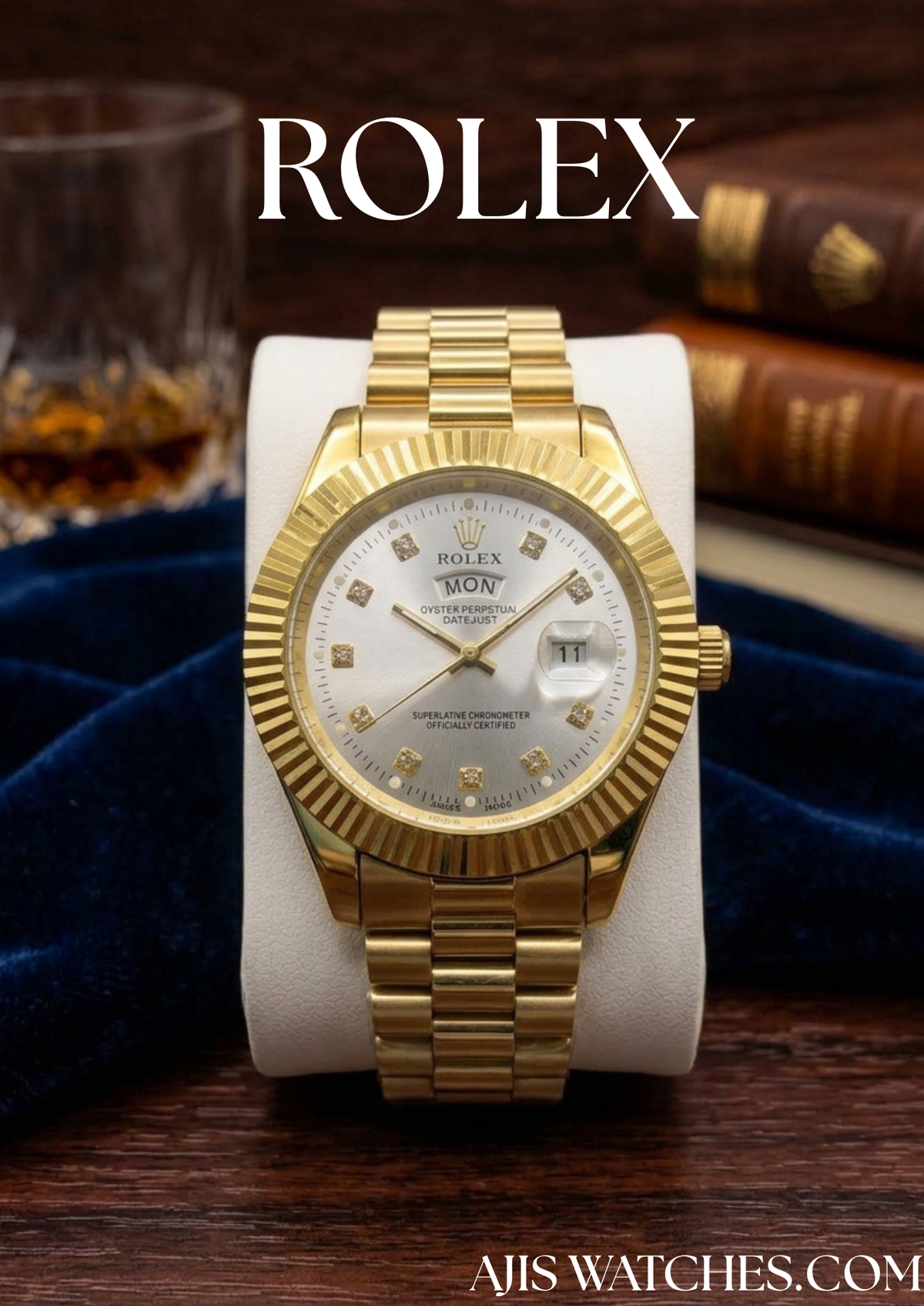 ✨ The Rolex Gilded Pearl 👑💛💎