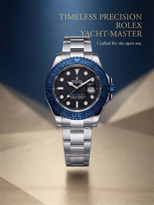 Rolex Yacht-Master Steel & Blue Bezel EDDITION