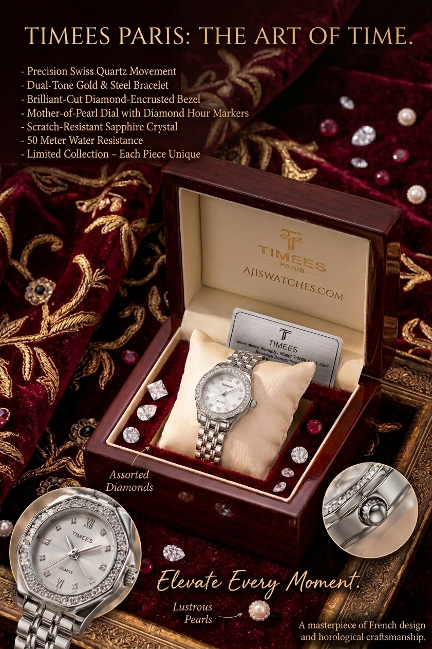 ✨ TIMEES PARIS: THE ART OF TIME ✨ SILVER EDDITION