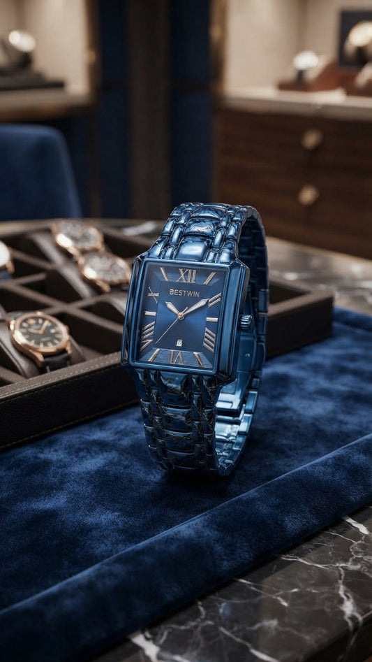 🌊 The Deep Ocean Monolith: Bestwin Royal Blue Timepiece