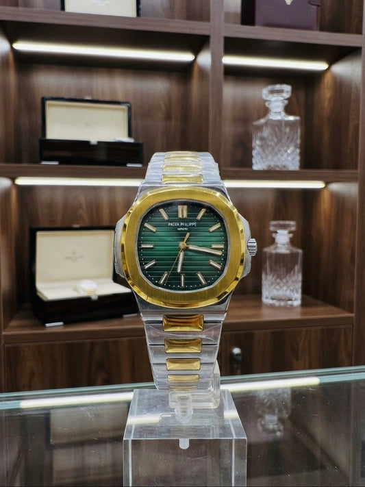 The Emerald Horizon: Patek Philippe Nautilus (Two-Tone Green Edition)