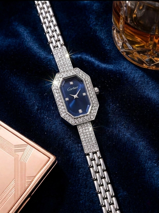 CARTIER LUXURY BLUE SILVER EDITIION