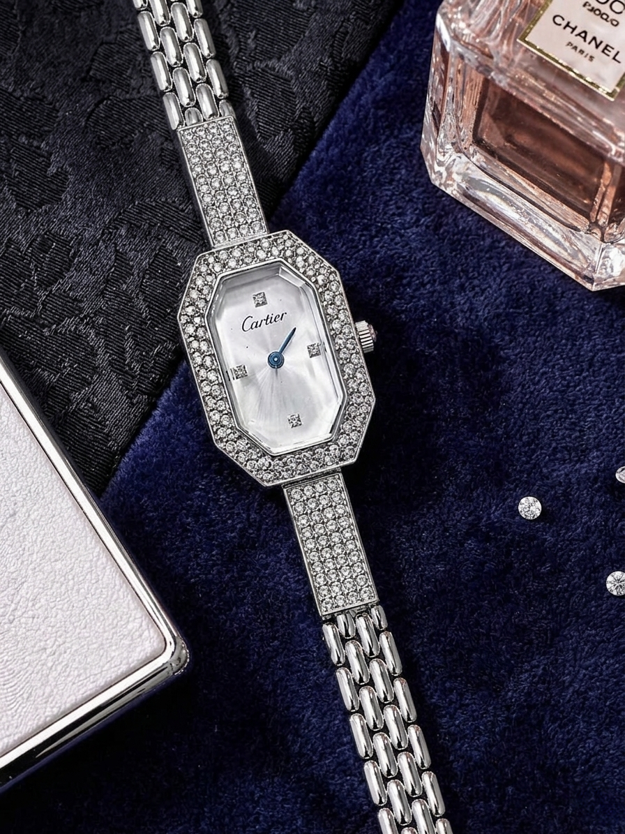 CARTIER LUXURY WHITE SILVER EDITION