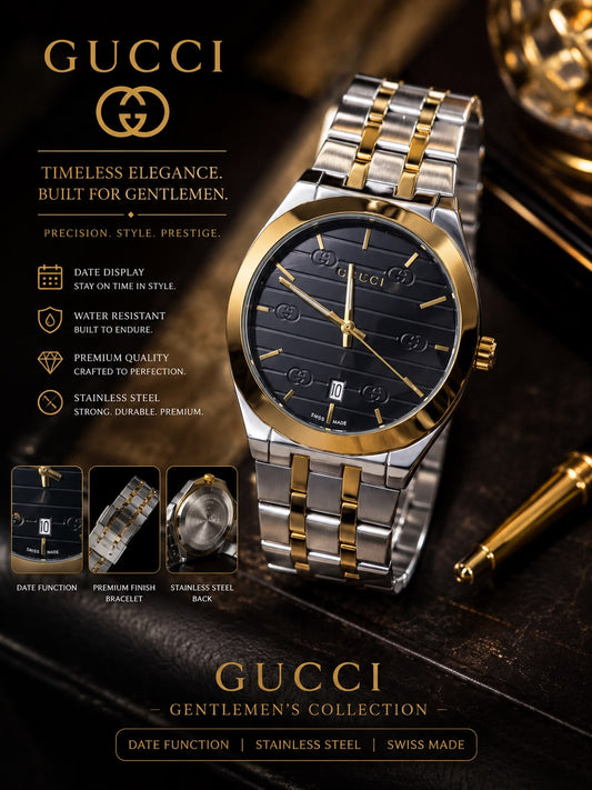 Gucci: Two-Tone Noir Masterpiece 🔮♣️✨