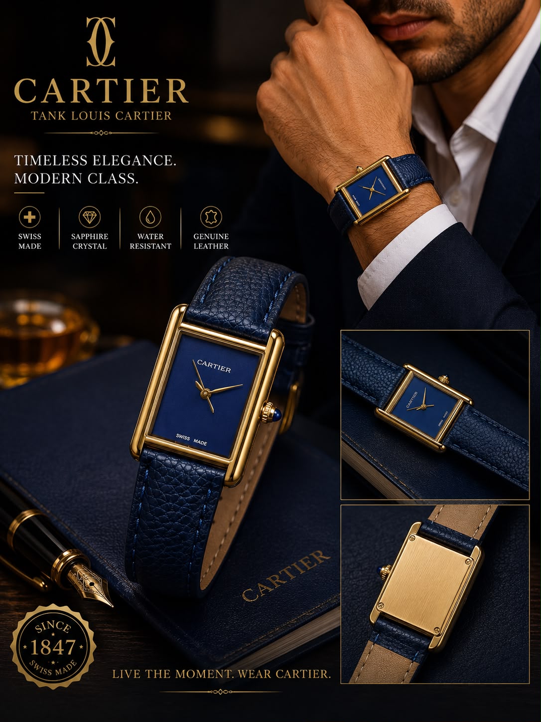 Cartier Tank Louis Cartier ✨⚜️