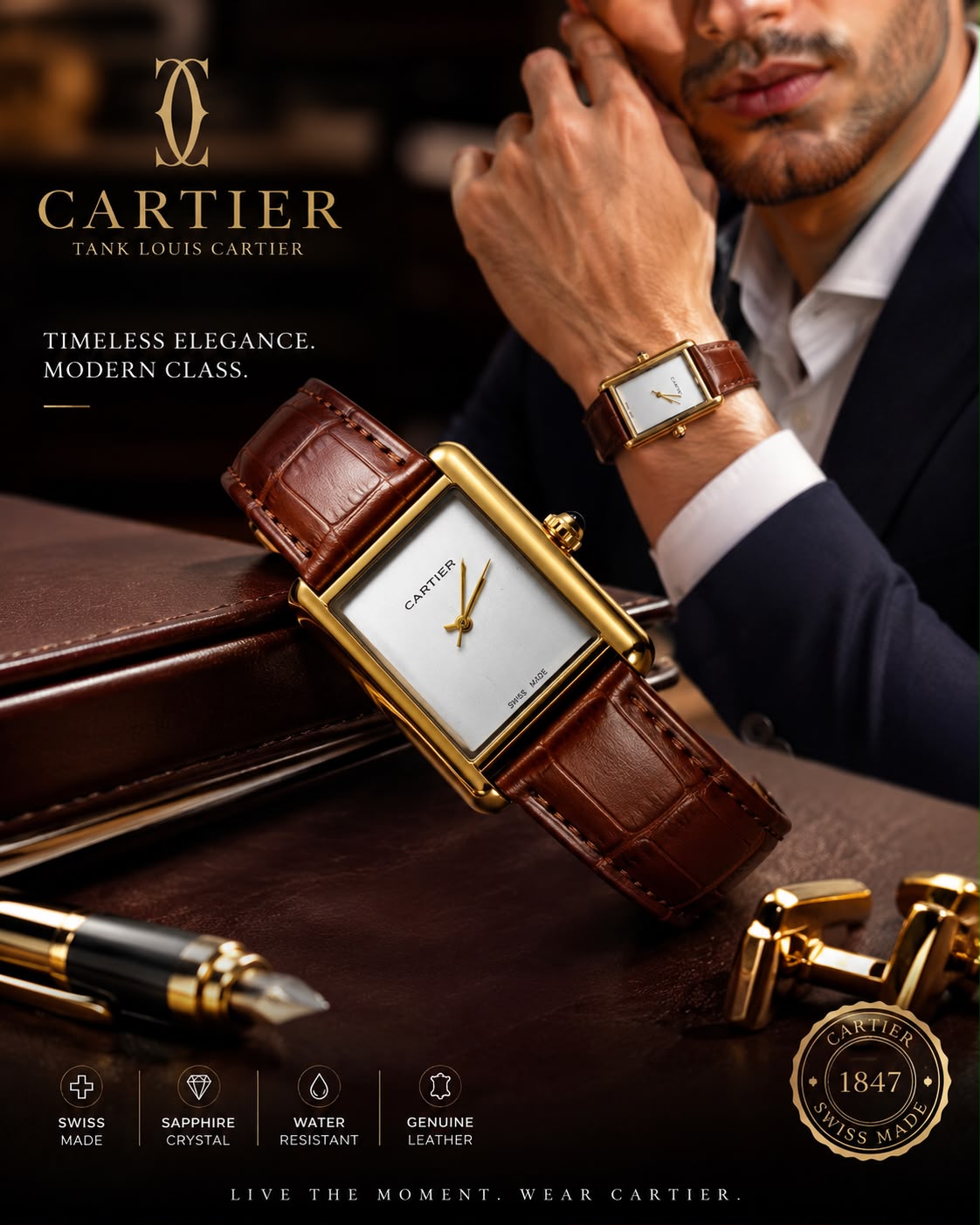 ✨Cartier Tank Louis Cartier ✨⚜️