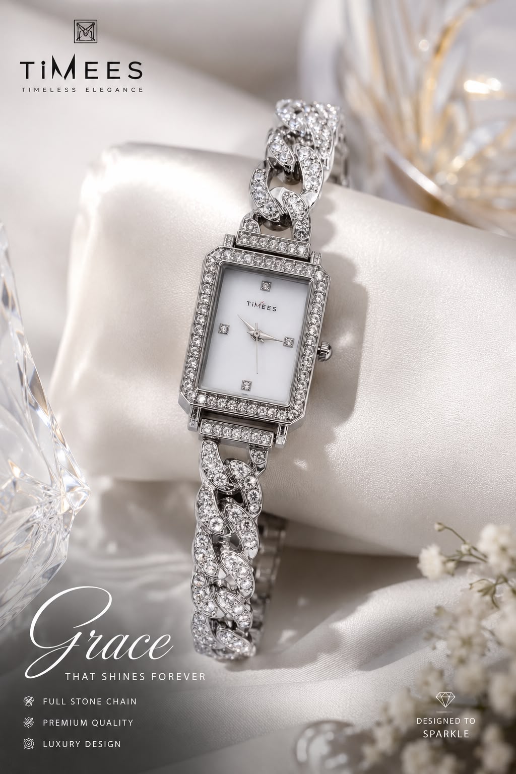 💎 Silver Elegance: Timees Ladies Collection 💎