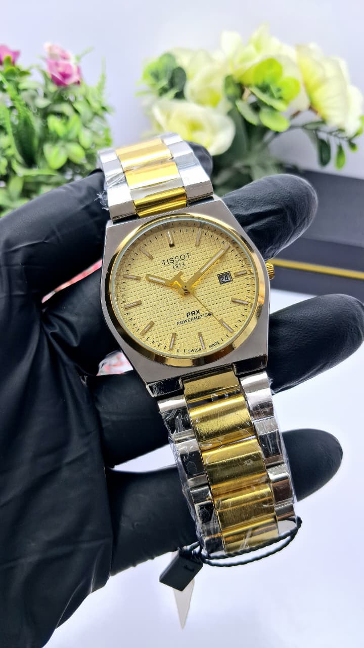 ⌚ Tissot PRX Powermatic 80 (Two-Tone Gold Dial Edition)