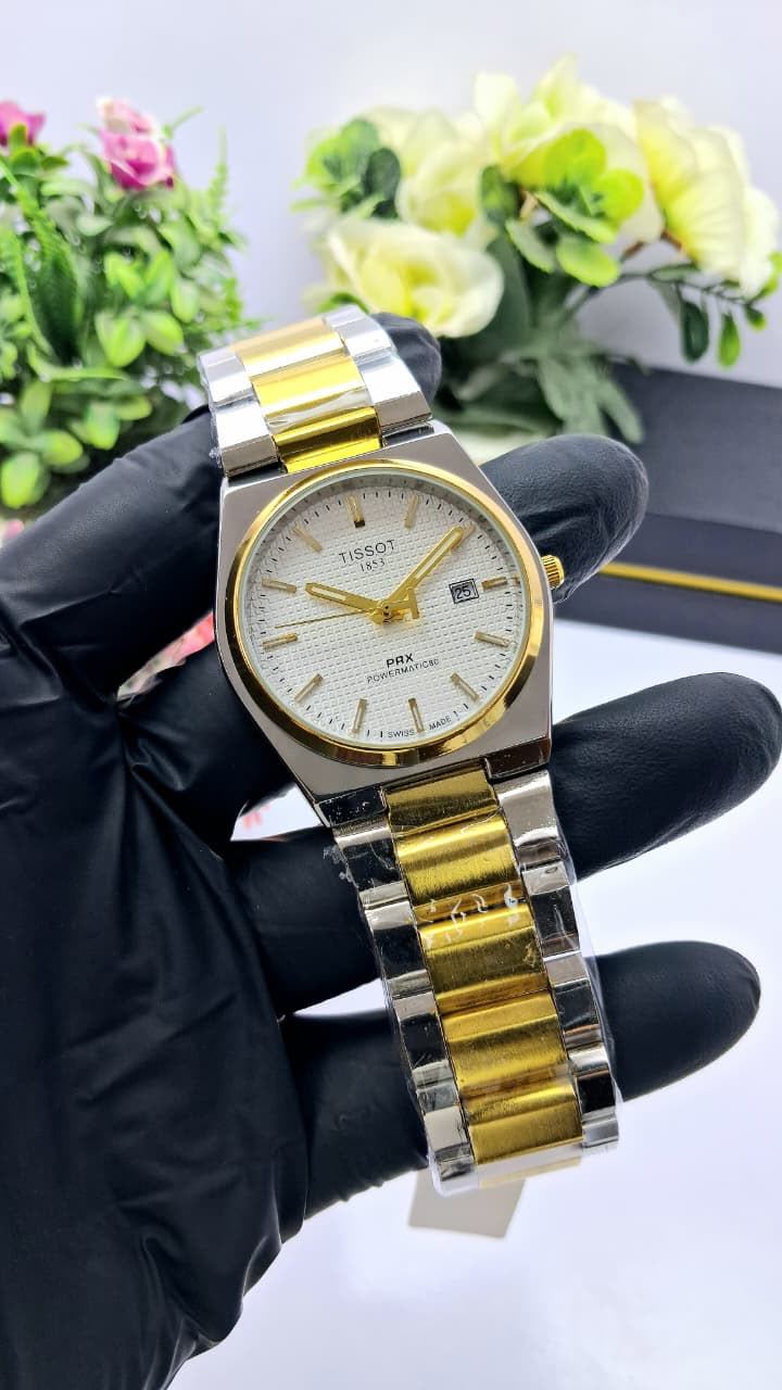 ⌚ Tissot PRX Powermatic 80 (Two-Tone Gold-White Dial Edition)
