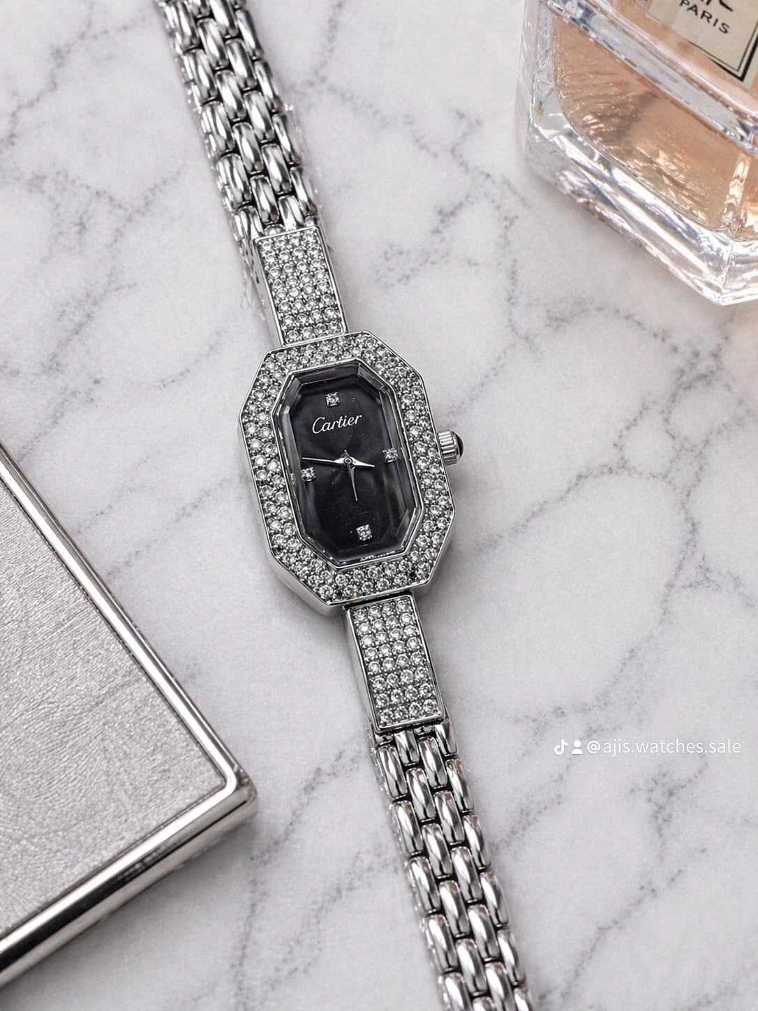CARTIER LUXURY BLACK SILVER EDITION