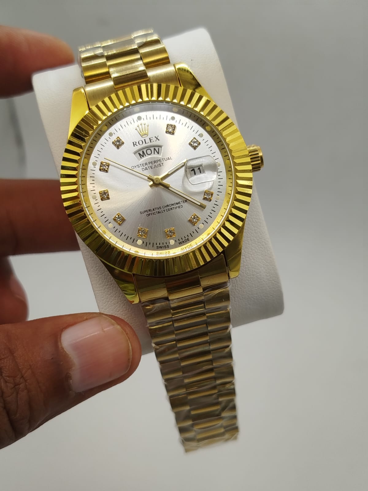 ✨ The Rolex Gilded Pearl 👑💛💎